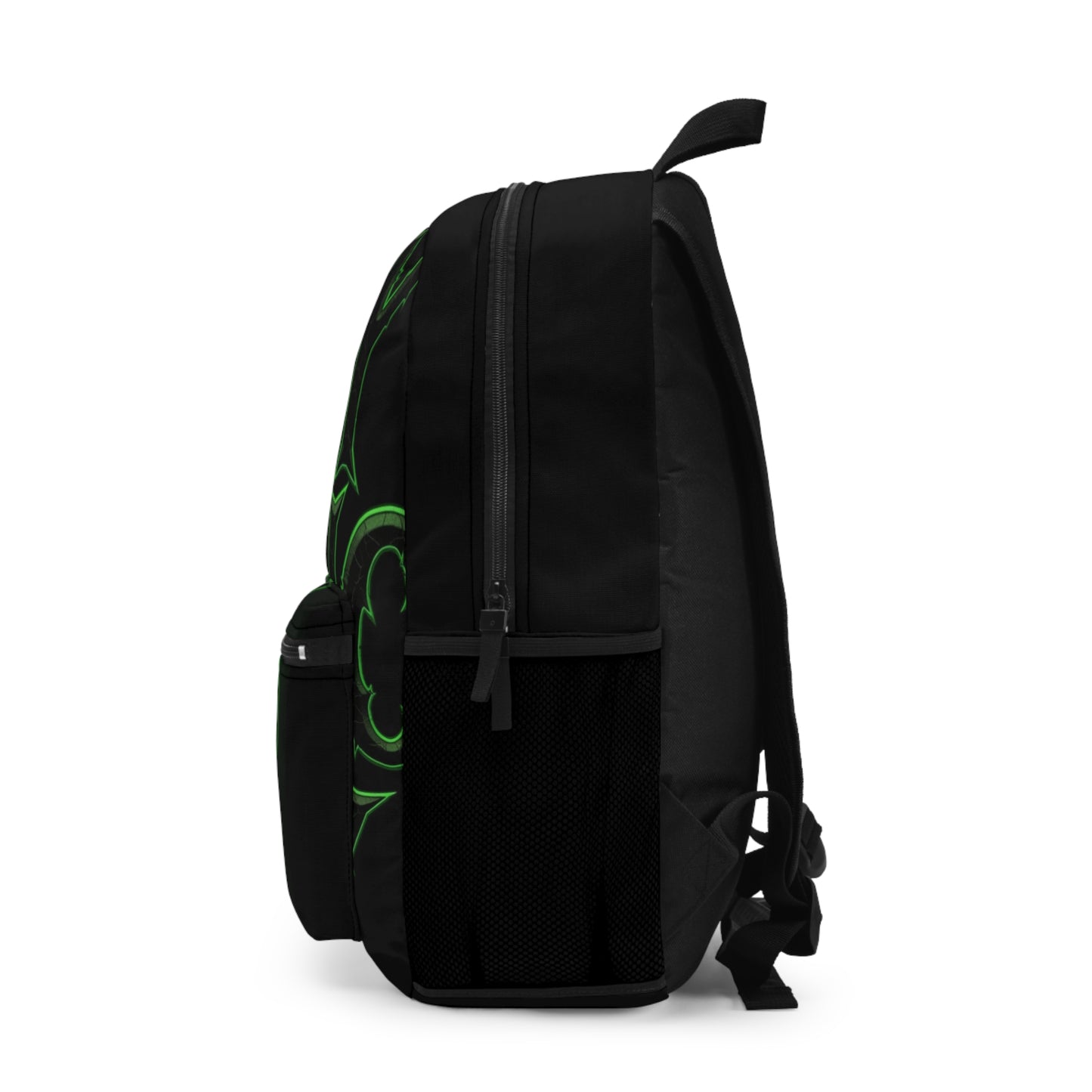 Glow-in-the-Dark Backpack with 'Como Soy' Design, Perfect for School, Travel, or Festivals, Unique Gift for Teens, Trendy Fashion Accessory