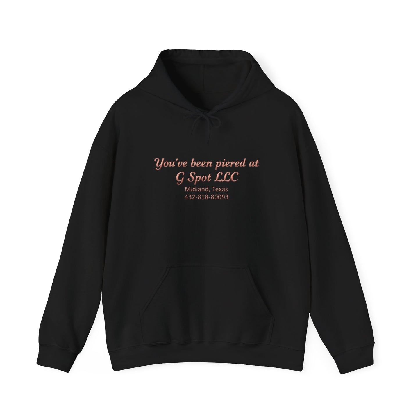 Hoodie — Serene Portrait Graphic Pullover with Subtle Text