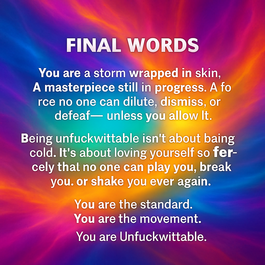 Unfuckwittable, the energy reset
