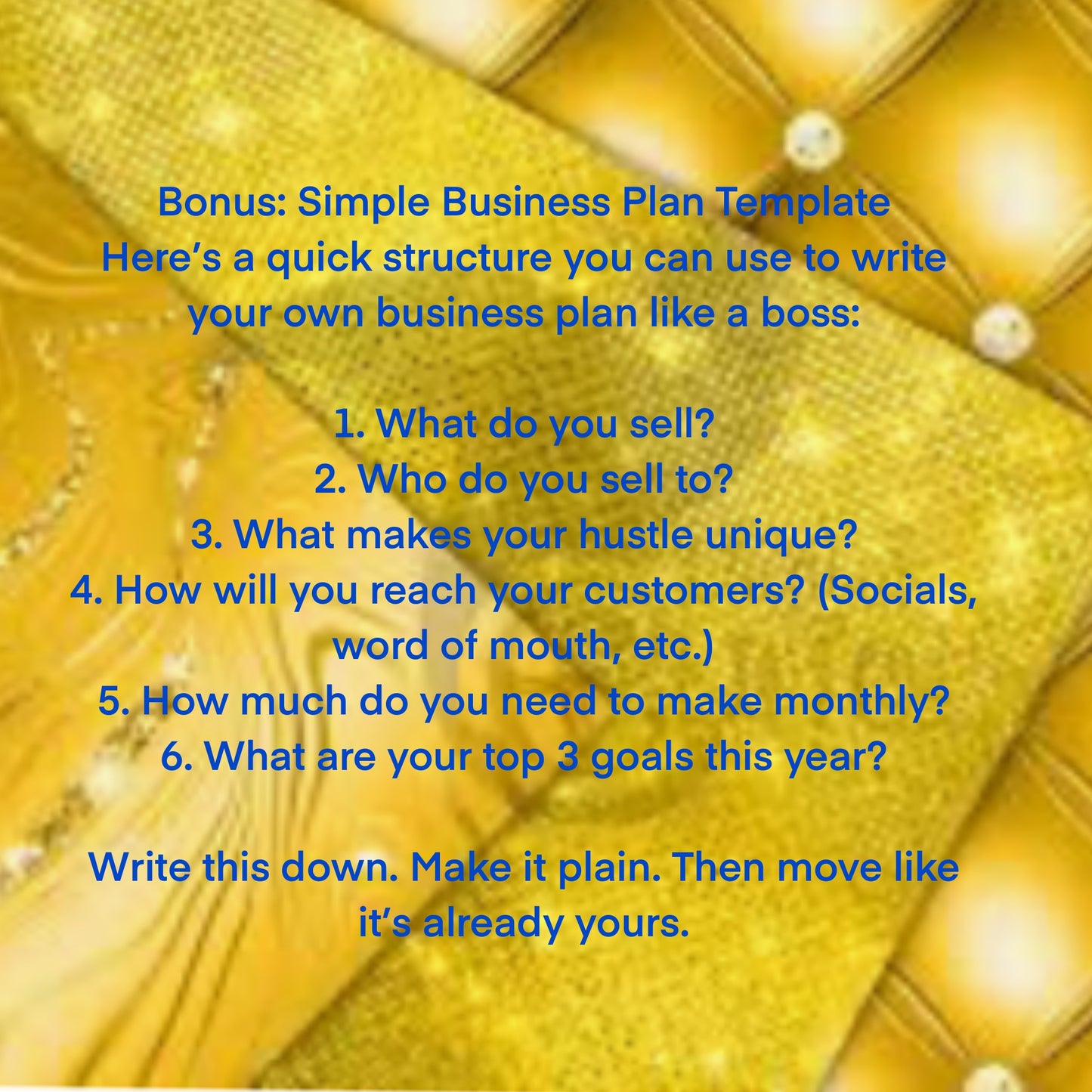 Manifesting money, Boss up that budget e-book